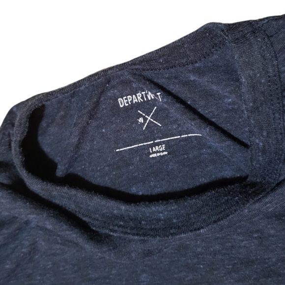 Departwest Heather Blue Tshirt Mens L GUC - Picture 3 of 3